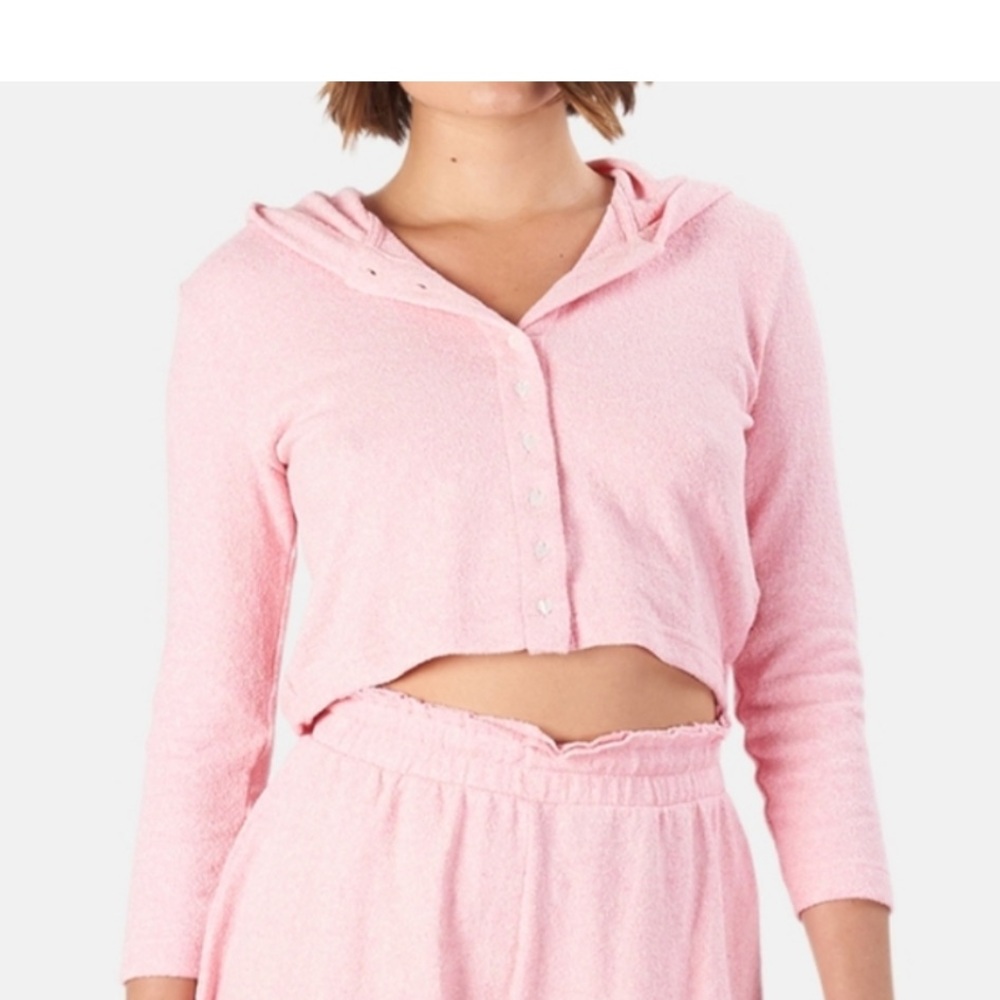 loveshackfancy leroy hooded cardigan sweater